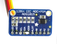 Read analog-digital-converter ADS1015 with I2C-MP-USB