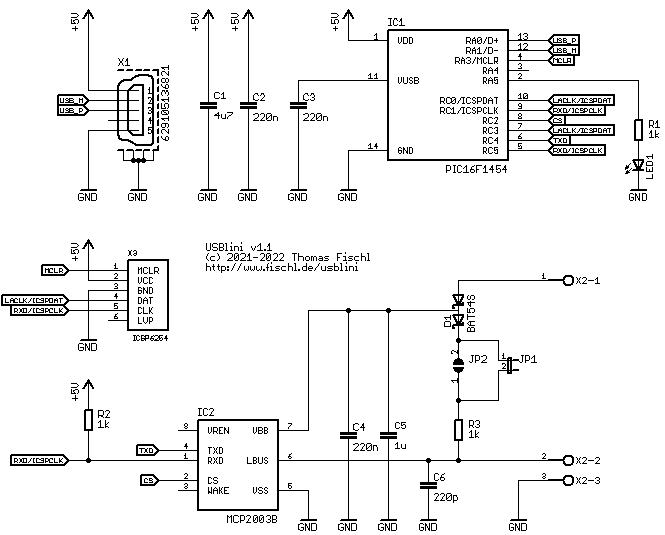 USBlini Schematic